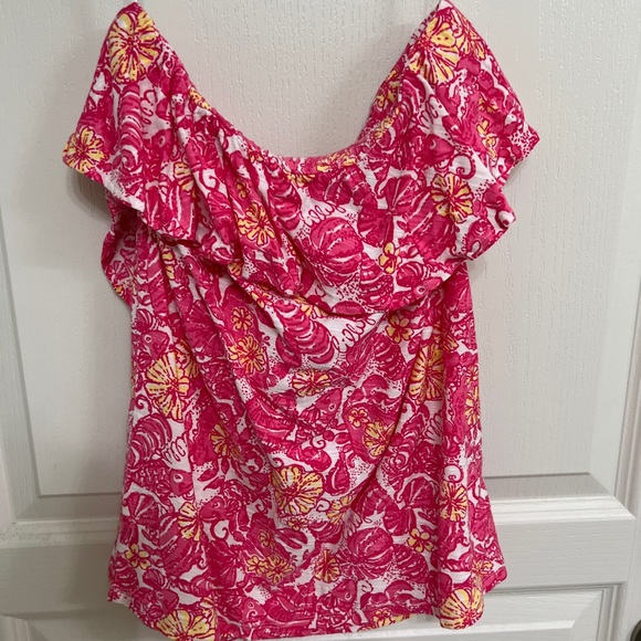 Lilly Pulitzer strapless top Size small - Picture 1 of 3